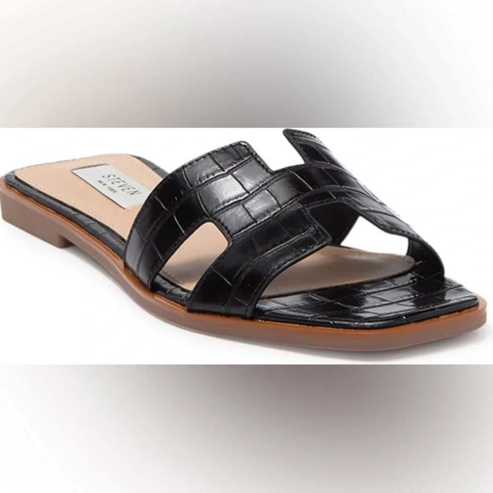 💃🏻HP💃🏻NEW STEVE MADDEN SLIDES - Picture 5 of 6